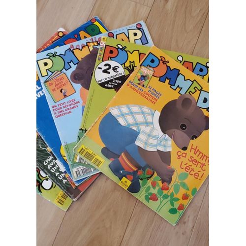 Lot De 7 Revues Pomme D'api