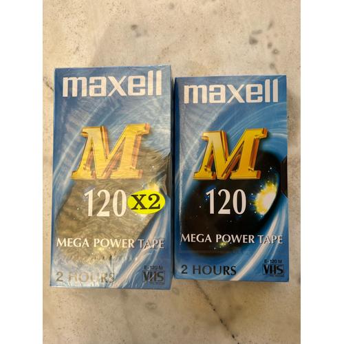 Cassettes vidéos maxell 120 code barre: 4902580439576