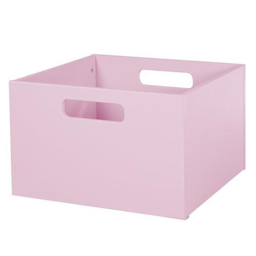 Roba Casier De Rangement En Bois Pour Chambre D'enfant - Bac Pour Jouets Et Déco Avec Poignées - Rose