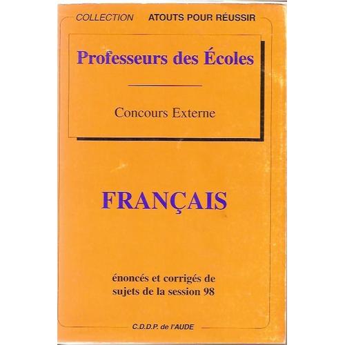 Professeurs Des Écoles - Concours Externe - Français