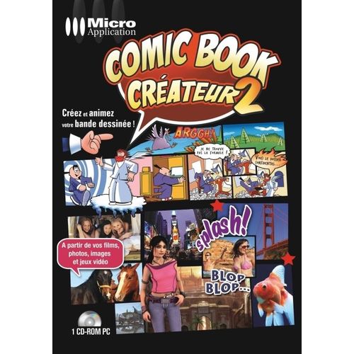 Comic Book Createur - (V. 2) - Version Boîte - 1 Utilisateur - Cd - Win - Français) Pc
