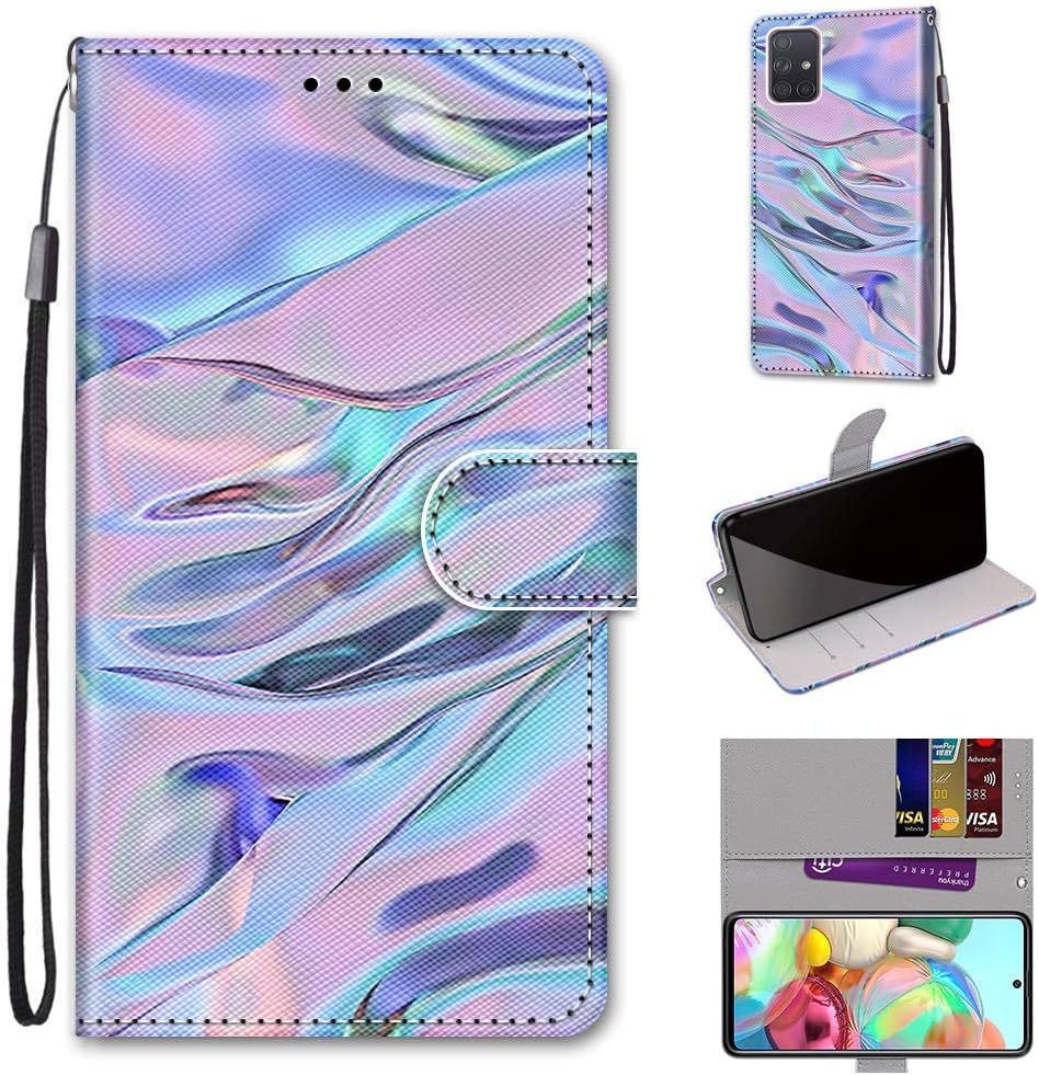 Coque Cuir Pour Samsung Galaxy A71 4g, Mignonne Design Motif... - 2