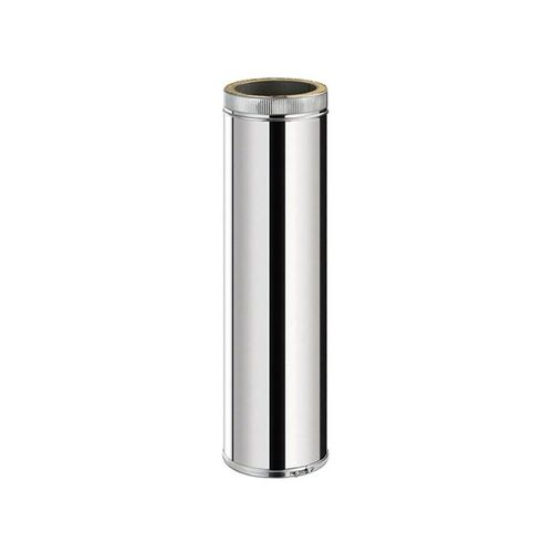 TDPS1000 Conduit double paroi isolé pour poêle à bois longueur 100 cm Ø200 - à l'unité