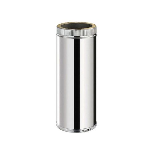 TDPS500 Conduit double paroi isolé pour poêle à bois longueur 50 cm Ø200 - à l'unité