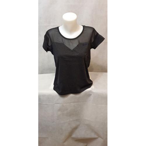 T-Shirt Noir Femme Kaporal Taille M