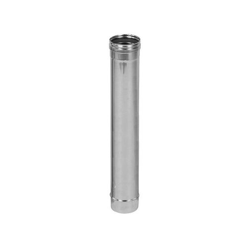 TIG1000 Conduit simple paroi étanche polycombustible longueur 100 cm Ø80 - à l'unité
