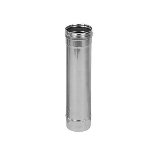 TIG500 Conduit simple paroi étanche polycombustible longueur 50 cm Ø80 - à l'unité