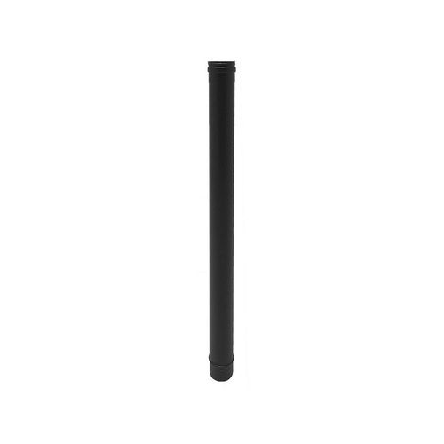 TVNM Conduit simple paroi étanche polycombustible noir longueur 100 cm Ø80 - à l'unité