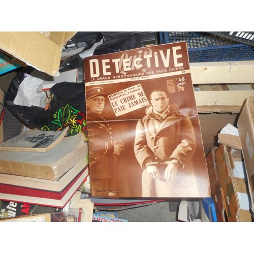 Qui Detective / 88 / 2 Mars 1948 / Monteil , Le Tueur De Carpentras , A Compris : Le Crime Ne Paie Jamais