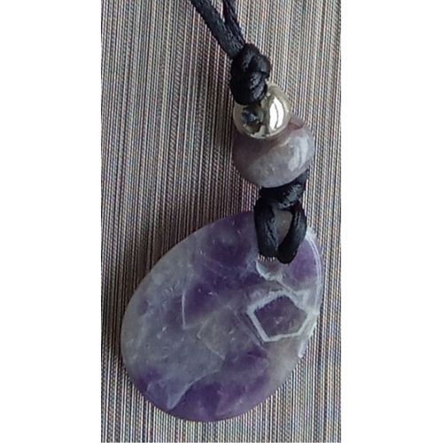 Collier Donut Ovale Améthyste