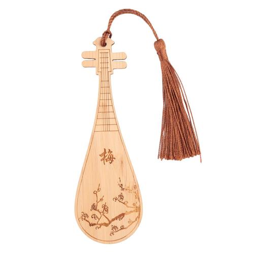 Instruments De Musique Marque-Page De Style Chinois Guzheng Guqin Pipa Cadeau De Style Ancien