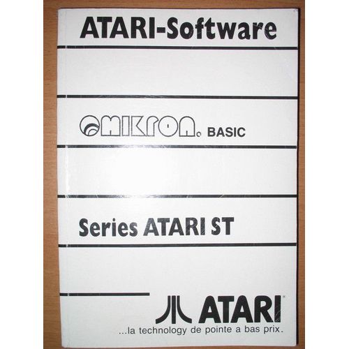 Omikron Basic Pour Series Atari St