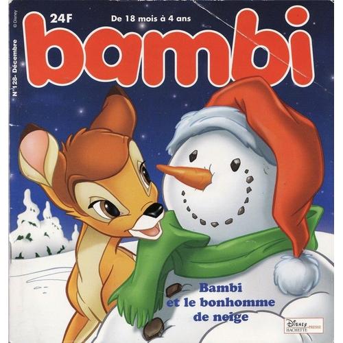 Bambi  N° 128 : Bambi Et Le Bonhomme De Neige