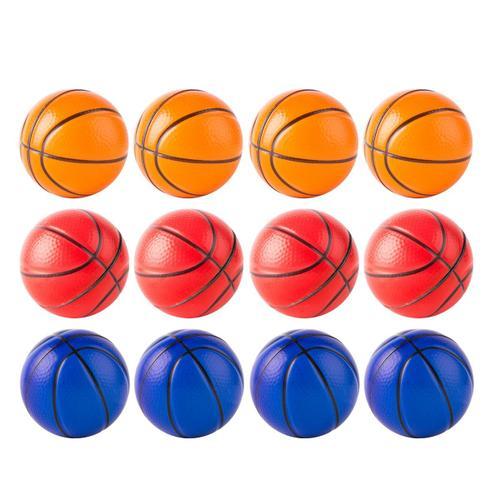 12 Pièces Coloré Exercice De Basket-Ball À La Main Doux Élastique Anti-Stress Balle Enfant Petite Balle Jouet Jouet De Massage