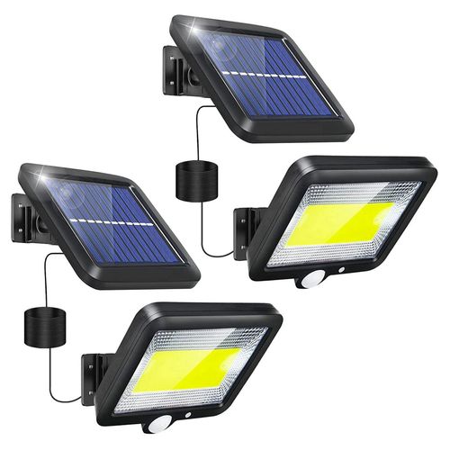 Lumières Solaires Capteur De Mouvement Extérieur Projecteurs Solaires Extérieurs Projecteurs Solaires Pour Usage Intérieur Mur Cour Garage Jardin