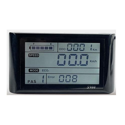 Compteur Lcd Lcd S900, Accessoires De Conversion Au Lithium Pour Vélos À Affichage Multi-Informations, Prise Étanche 36v48v