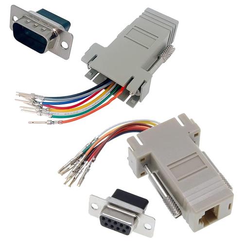 Adaptateur Modulaire DB9 Vers RJ45 10 PièCes, Prise DB9 Vers RJ45