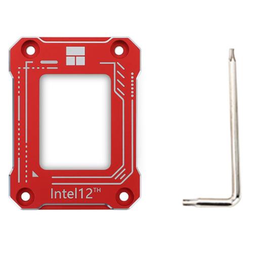 Lga17xx-Bcf 12ème Génération Cpu Correction De La Flexion Boucle De Fixation Cpu Correcteur De Flexion Cadre Cpu Fond De Panier Fixe Rouge