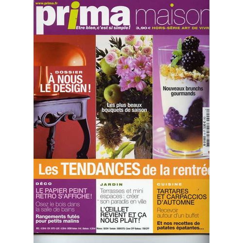 Prima Maison Hors Serie Hors-Série N° 8 : Les Tendances De La Rentree