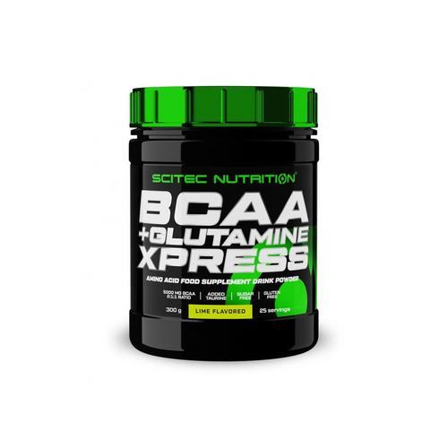 Bcaa + Glutamine Xpress (300g)|Citron Vert| Bcaa|Scitec Nutrition 