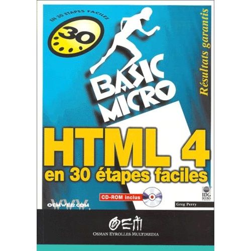 Html 4 En 30 Etapes Faciles - Avec Cd-Rom