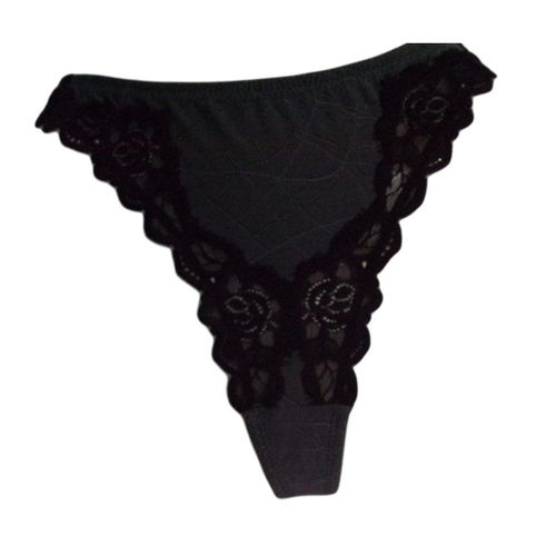 Charlott' Lingerie String Noir