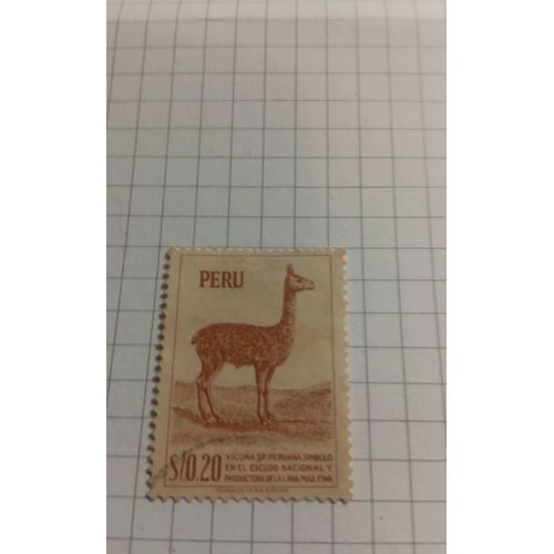 Timbre Pérou Peru 1960 Ref T30