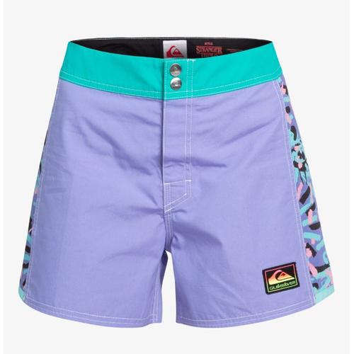 Quiksilver - Short De Bain - Lilas Et Turquoise