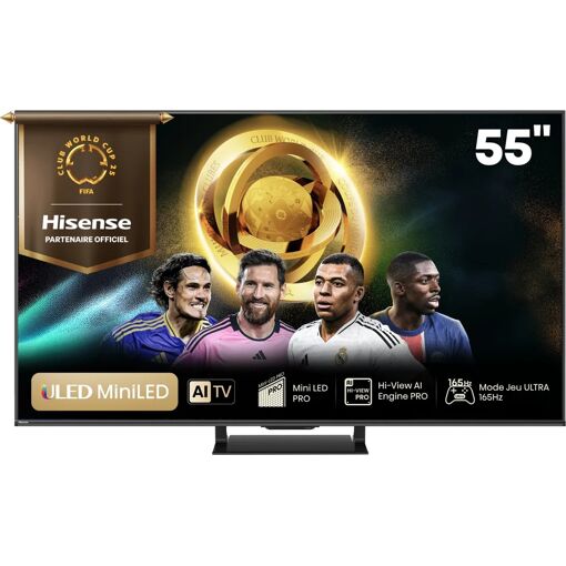 TV Mini LED QLED Hisense 4K UHD 55U7Q PRO 139 cm 2025