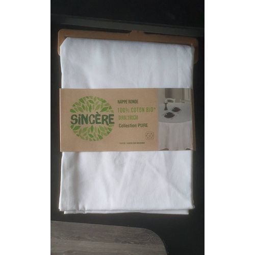 Nappe De Table 100% Coton Bio Neuf