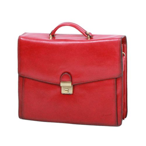 Cartable Katana à bandoulière 3 soufflets K 68131 - Rouge