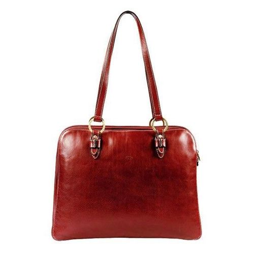 Sac shopping Katana en cuir de Vachette gras K 32596 - Rouge