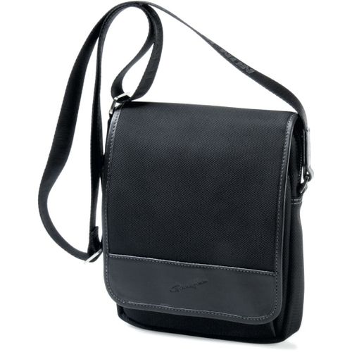 Pochette Gérard Henon en nylon garni cuir New Styl' GH 2303 - Noir