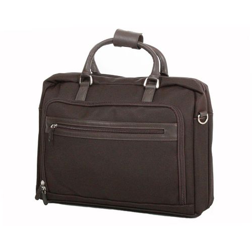 Sacoche Gérard Henon New Styl' nylon garni cuir GH 2373 - Marron