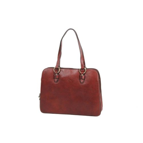 Sac shopping Katana en cuir de Vachette gras K 32596 - Marron