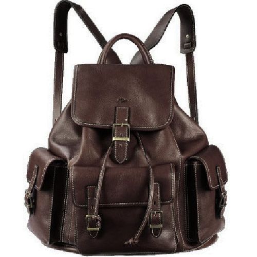 Sac à dos Katana cuir de Vachette gras K 32544 - Chocolat