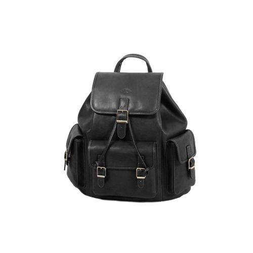 Sac à dos Katana cuir de Vachette gras K 32544 - Noir