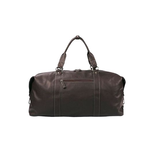 Sac de voyage Katana en cuir de Vachette grainé K 69253 - Marron
