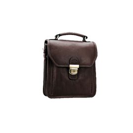 Sacoche Katana cuir de Vachette gras K 31019 - Chocolat