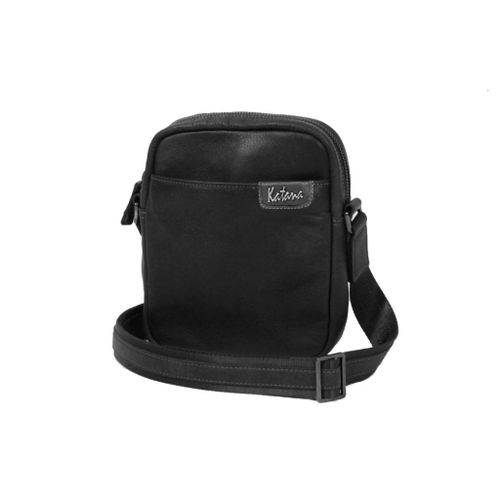 Pochette Katana Cuir de Vachette sauvage K 81662 - Noir