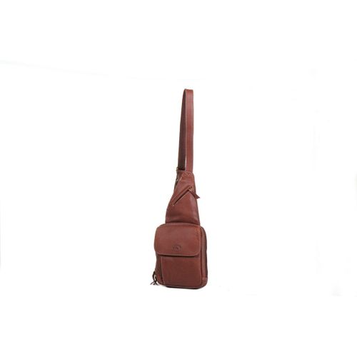 Pochette Holster Katana Cuir de Vachette sauvage K 81216 - Marron