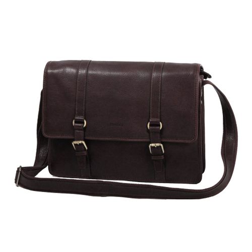 Besace Katana Cuir de Vachette gras K 36847 - Chocolat