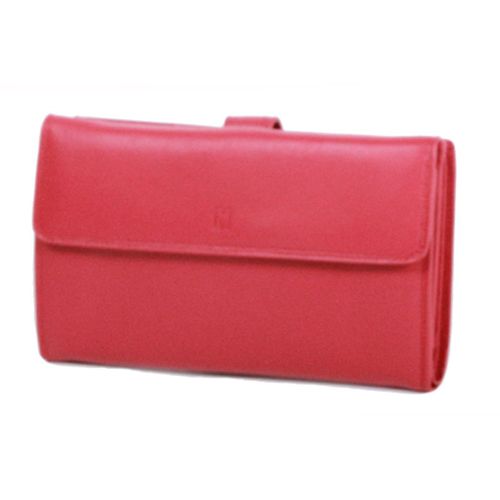 Compagnon / tout-en-un Gérard Henon cuir de Vachette souple GH 33522 - Rouge