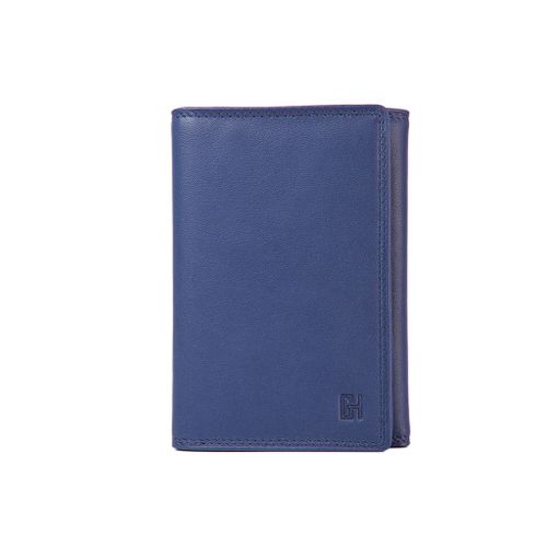 Porte-feuille Gérard Henon Cuir de Vachette souple lisse GH 33518 - Bleu