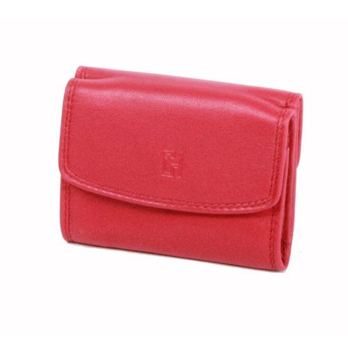 Porte-monnaie Softline Cuir de Vachette Lisse GH 33560 - Rouge