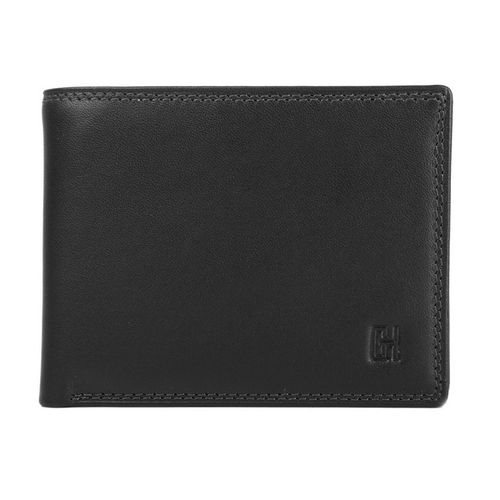 Porte-feuille Gérard Henon Softline Cuir de Vachette souple lisse GH 33543 - Noir