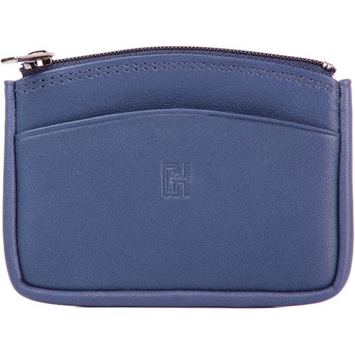 Porte-monnaie Softline Cuir de Vachette Lisse GH 33575 - Bleu