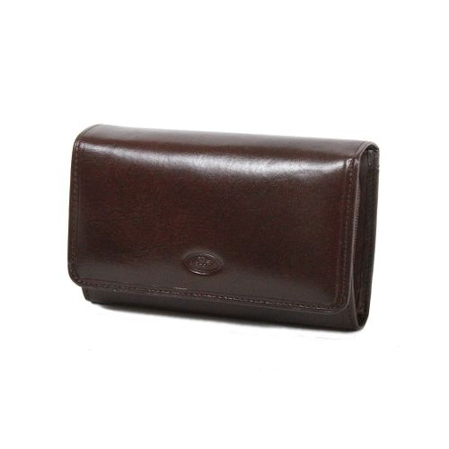 Porte-feuille Femme en Cuir de Vachette Collet Katana K353105 - Chocolat
