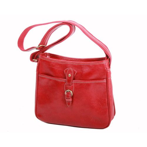 Besace Katana en cuir de Vachette K 32541 - Rouge
