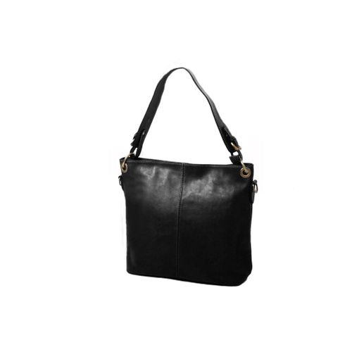 Sac à main Katana cuir de vachette gras K 32598 - Noir